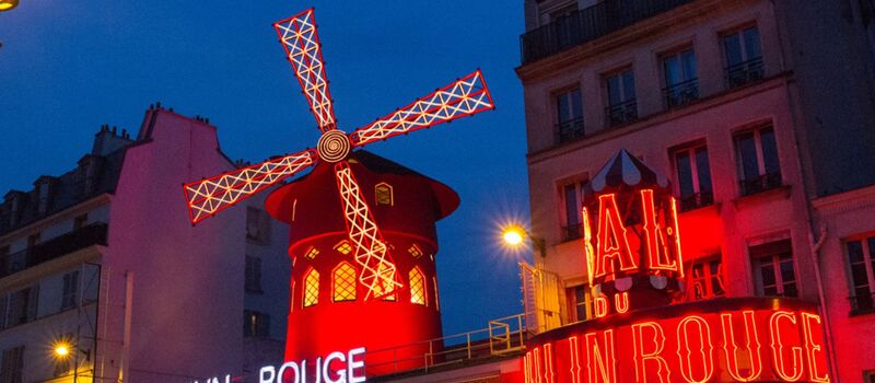 Evening Moulin Rouge Dinner-Show - Night tour